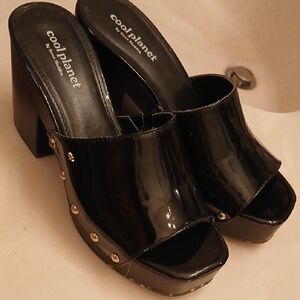Cool PLANET by Steve Madden, Black Platform Heels. Sz.6‎
